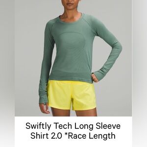 Lululemon Swiftly Long Sleeve Race
